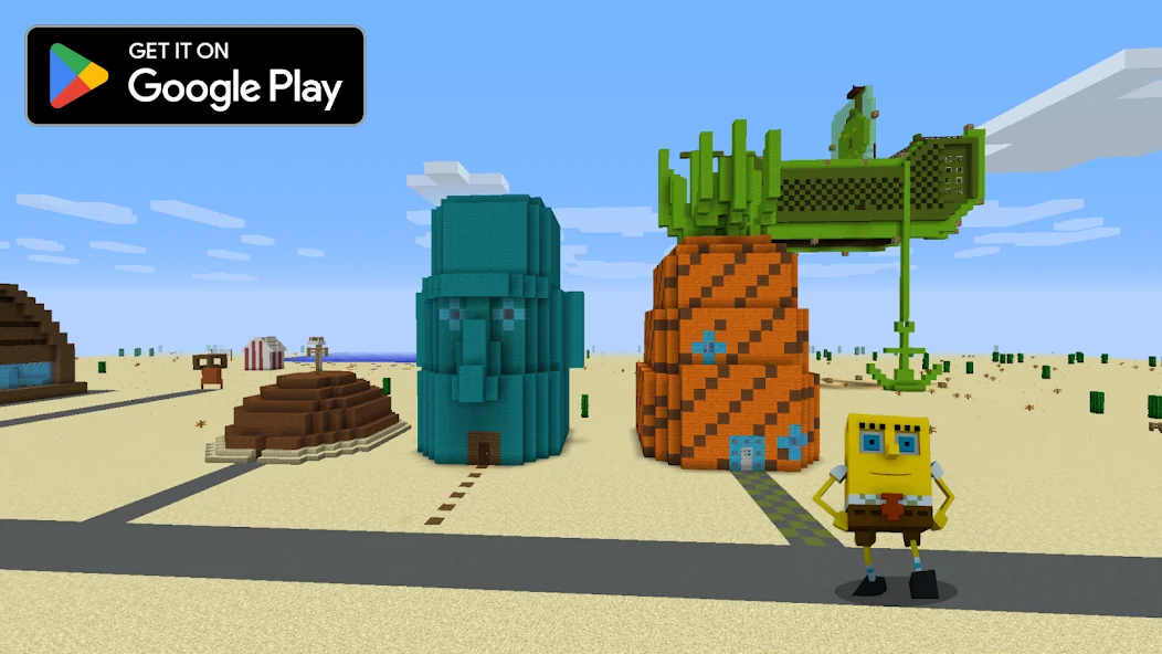 Bikini Bottom for Minecraft — Google Play artwork